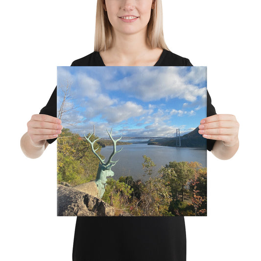 Hudson River North from Bear Mountain Canvas