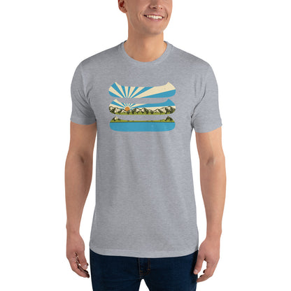 Three Canoes Short Sleeve T-shirt