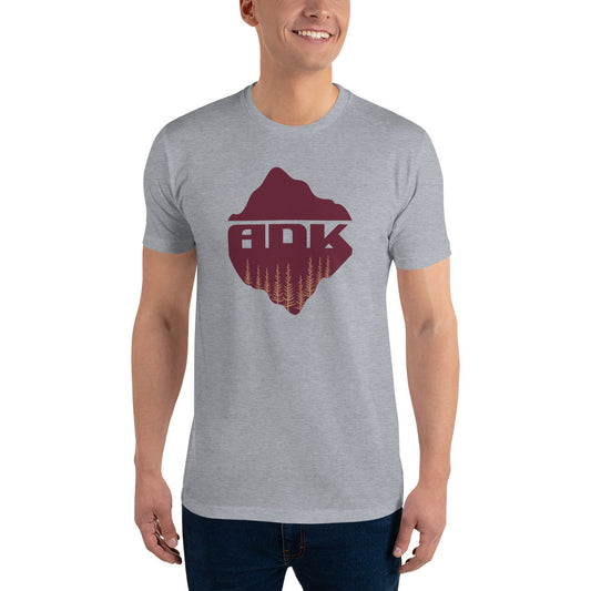 ADK Reflection (burgundy logo) Short Sleeve T-shirt