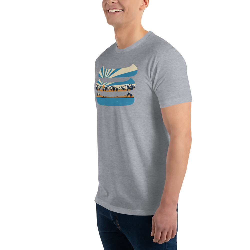 Three Canoes Short Sleeve T-shirt