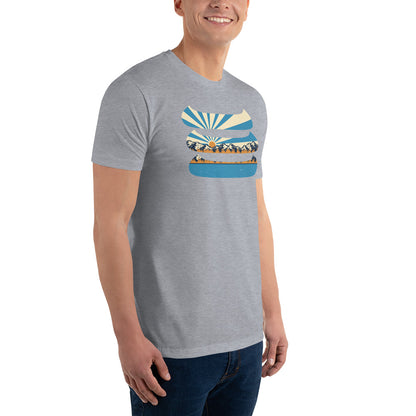 Three Canoes Short Sleeve T-shirt