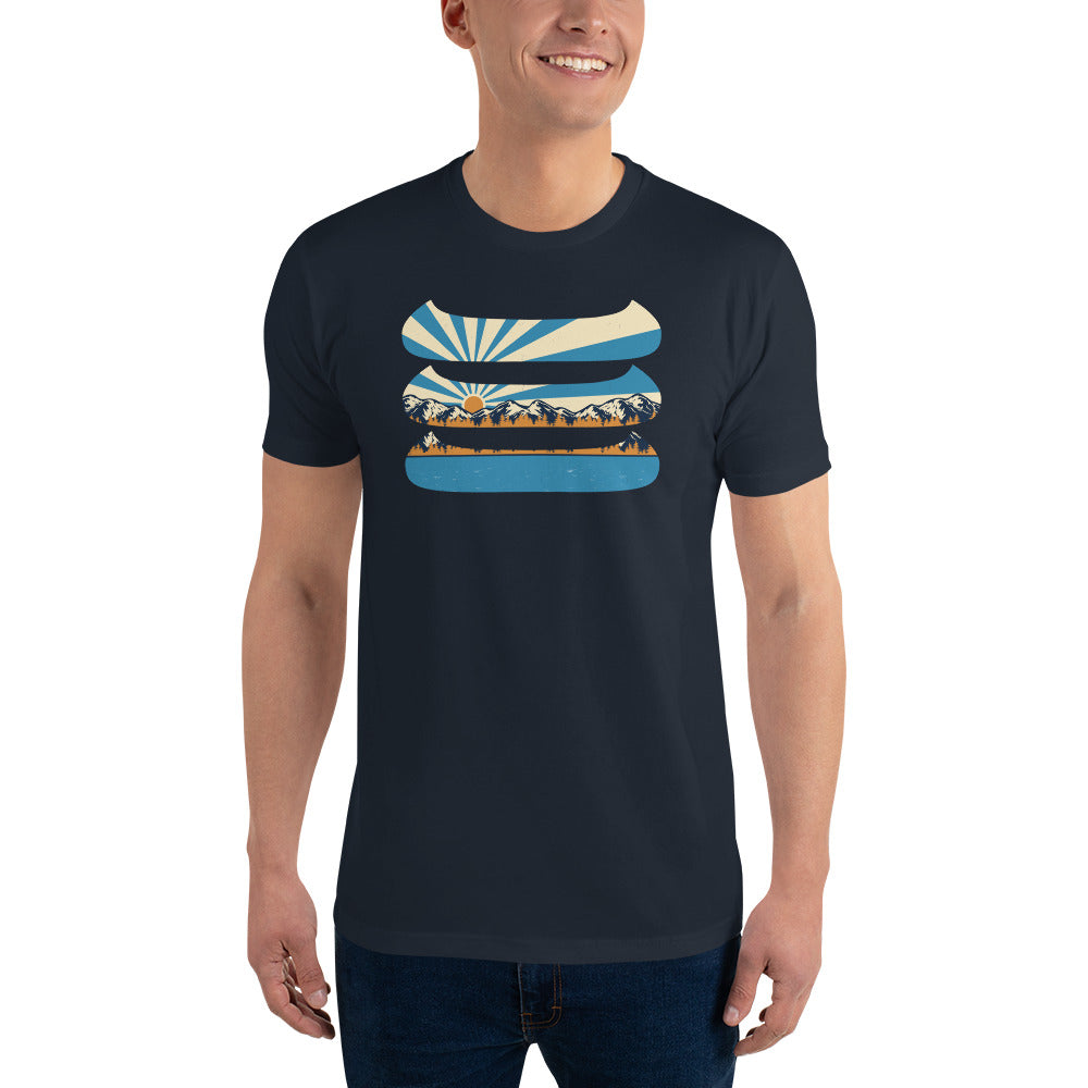 Three Canoes Short Sleeve T-shirt