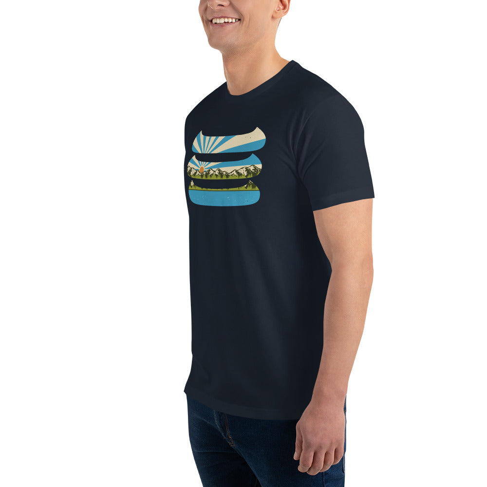 Three Canoes Short Sleeve T-shirt