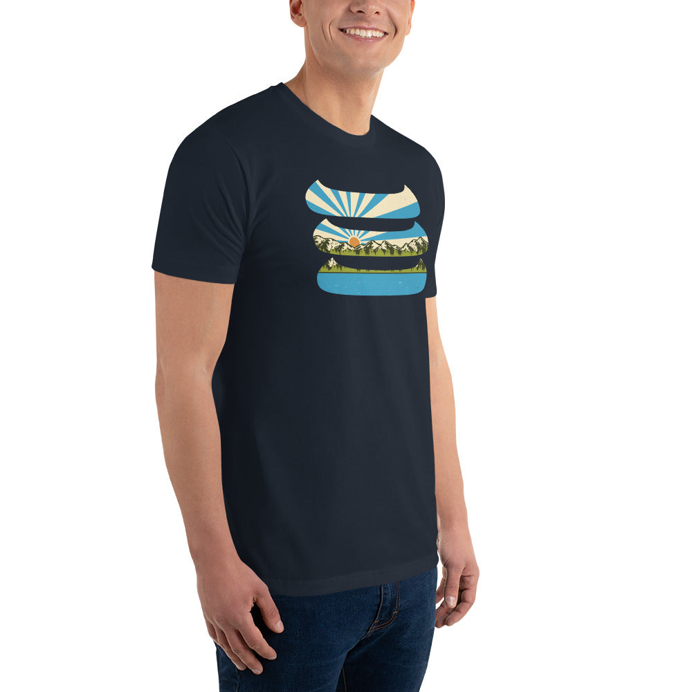 Three Canoes Short Sleeve T-shirt