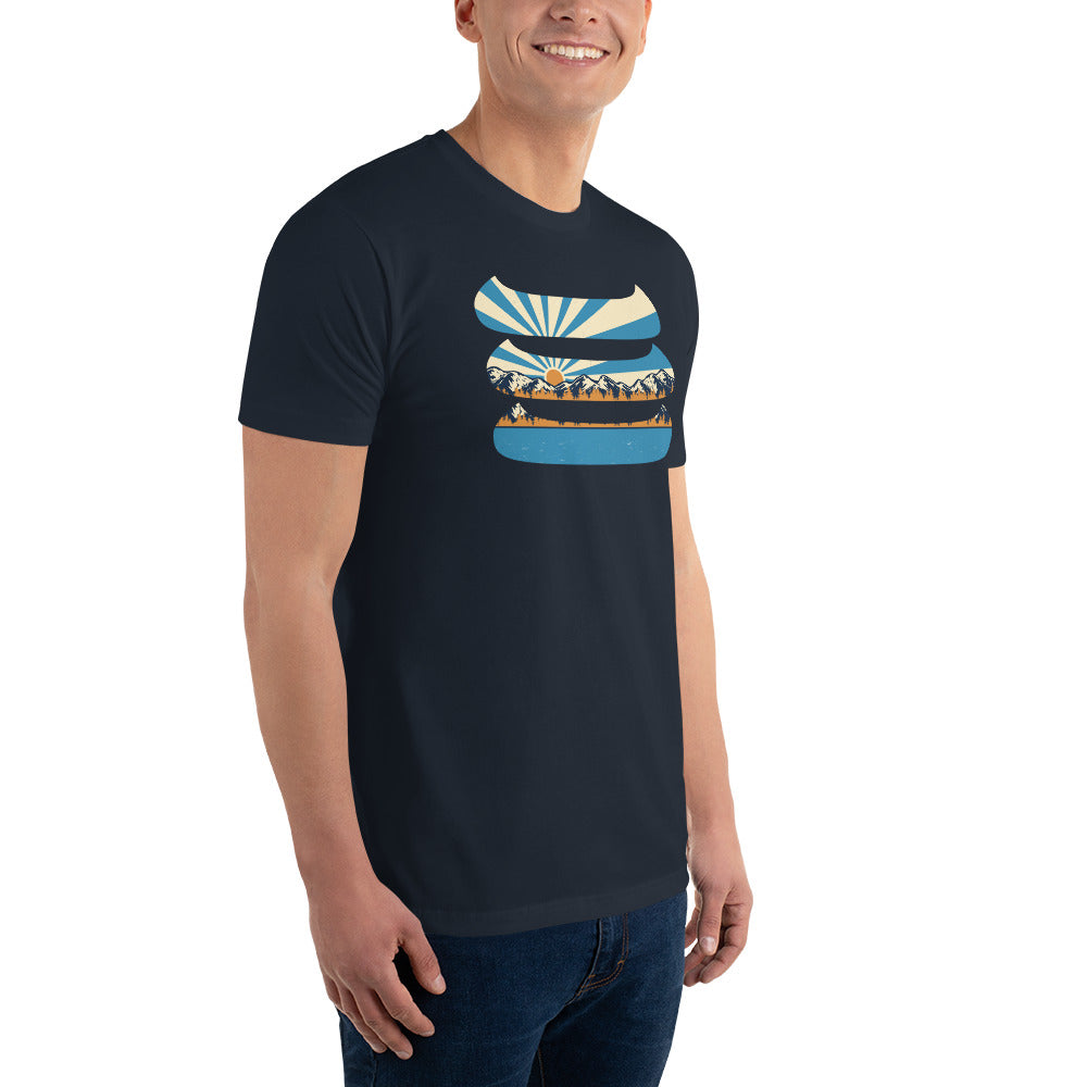 Three Canoes Short Sleeve T-shirt