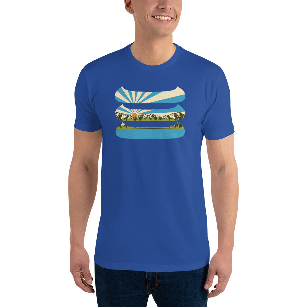 Three Canoes Short Sleeve T-shirt