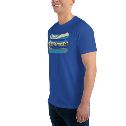 Three Canoes Short Sleeve T-shirt