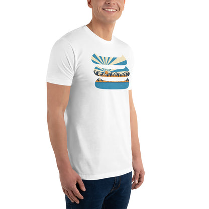 Three Canoes Short Sleeve T-shirt