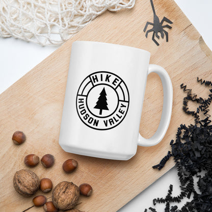 Hike Hudson Valley White Glossy Mug