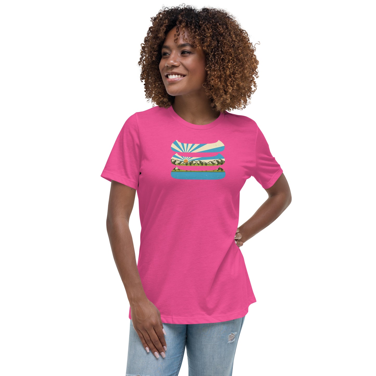 Three Canoes Women's Relaxed T-Shirt