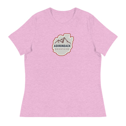 Adirondack Mountains "Park" Women's Relaxed T-Shirt