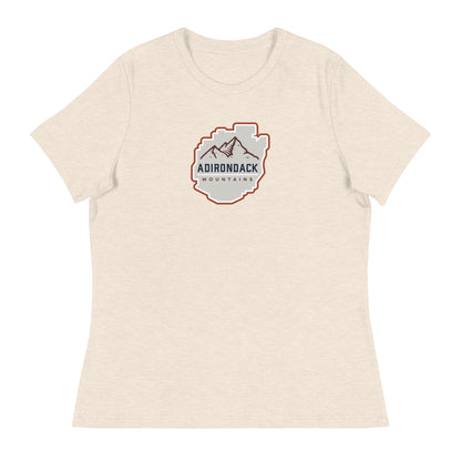 Adirondack Mountains "Park" Women's Relaxed T-Shirt