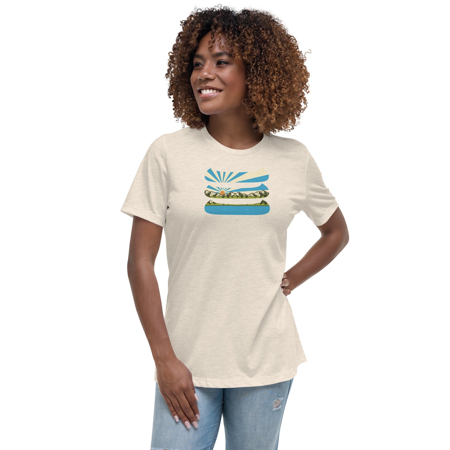 Three Canoes Women's Relaxed T-Shirt