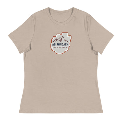 Adirondack Mountains "Park" Women's Relaxed T-Shirt